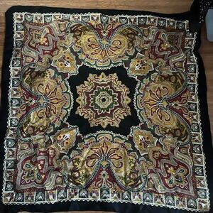Elegant Paisley Silk Scarf